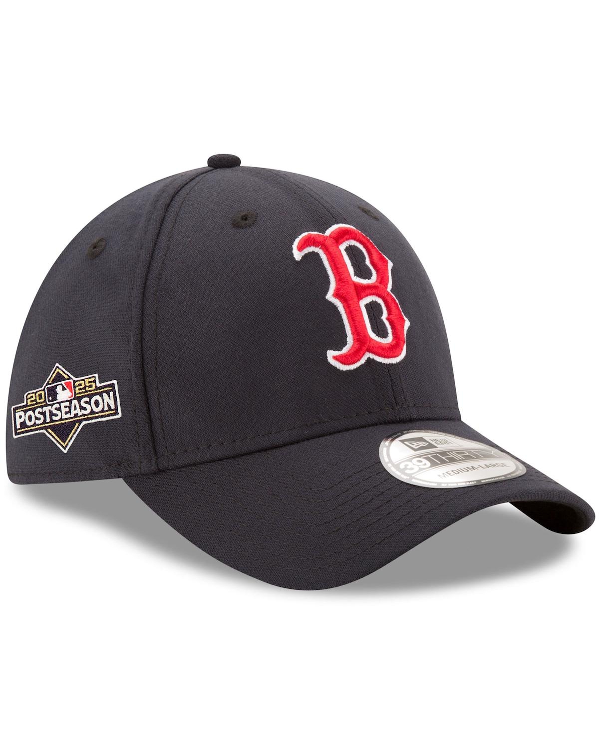 New Era Men's Navy Boston Red Sox 2025 Mlb Postseason Side Patch 39THIRTY Flex Hat