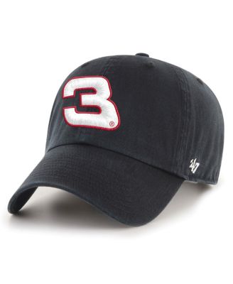 Men's 3 Black Richard Childress Racing Clean Up Adjustable Hat