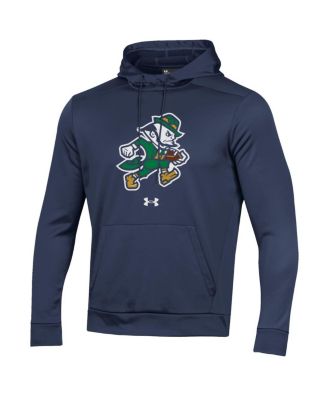 Men's Navy Notre Dame Fighting Irish Leprechaun Fleece Hoodie