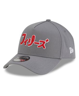 x Hyperfly Men's Gray Philadelphia Phillies A-Frame 9FORTY Adjustable Hat