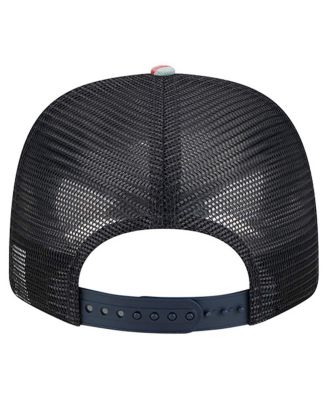 Men's Denim/Navy Atlanta Braves Aztec Denim 9SEVENTY Adjustable Hat