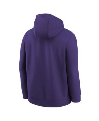 Big Boys and Girls Purple Phoenix Suns 2025/26 Club Fleece Practice Hoodie