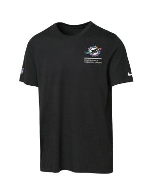 Big Boys and Girls Black Miami Dolphins 2025 NFL Crucial Catch Tri-Blend Dri-FIT T-Shirt