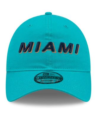 Men's Aqua Miami Dolphins 2025 Rivalries Collection Team 9TWENTY Adjustable Hat