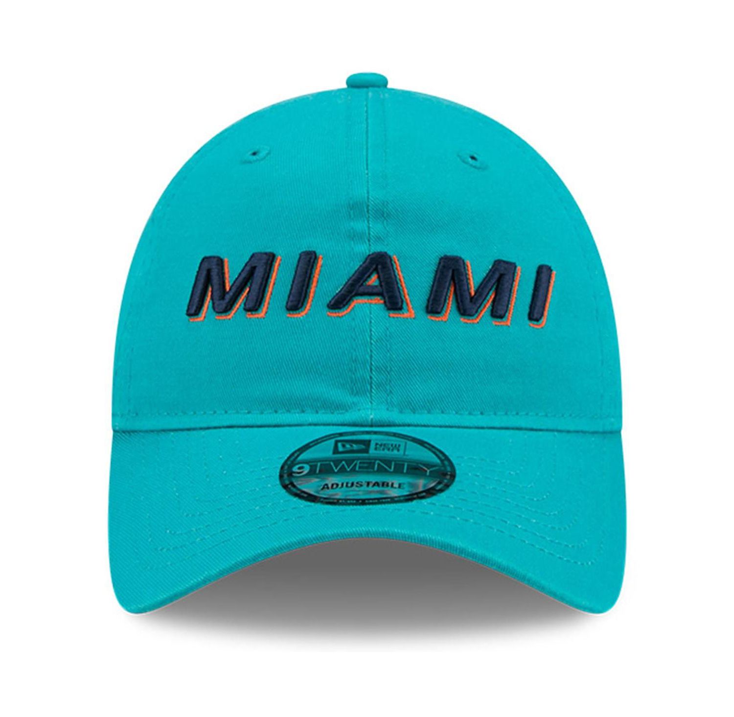 Men's Aqua Miami Dolphins 2025 Rivalries Collection Team 9TWENTY Adjustable Hat