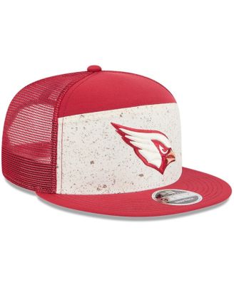 Men's Natural/Cardinal Arizona Cardinals 2025 Rivalries Collection Team Split Panel 9FIFTY Snapback Hat