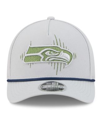 Big Boys and Girls Wolf Gray Seattle Seahawks 2025 Rivalries Collection 9FORTY A-Frame Adjustable Hat