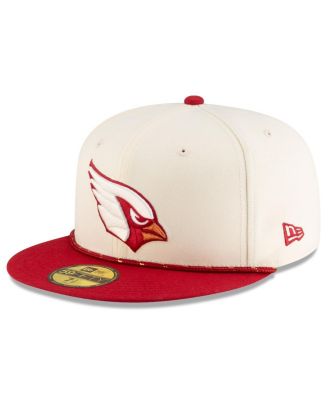 New Era - Men's Natural/Cardinal Arizona Cardinals 2025 Rivalries Collection Sideline Rope 59FIFTY Fitted Hat