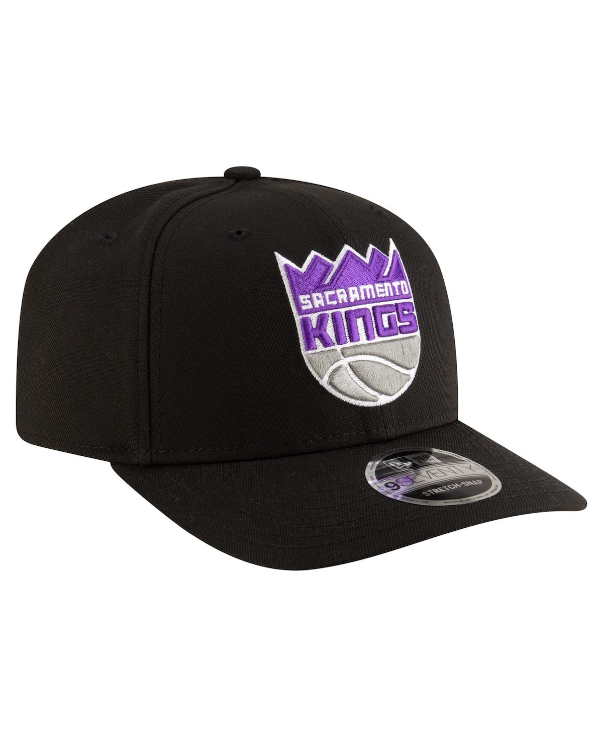 New Era Men's Black Sacramento Kings 9SEVENTY Stock Adjustable Hat