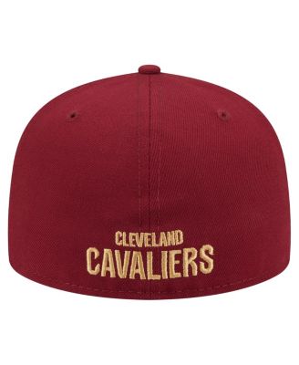 Men's Wine Cleveland Cavaliers Deceptor 59FIFTY Fitted Hat
