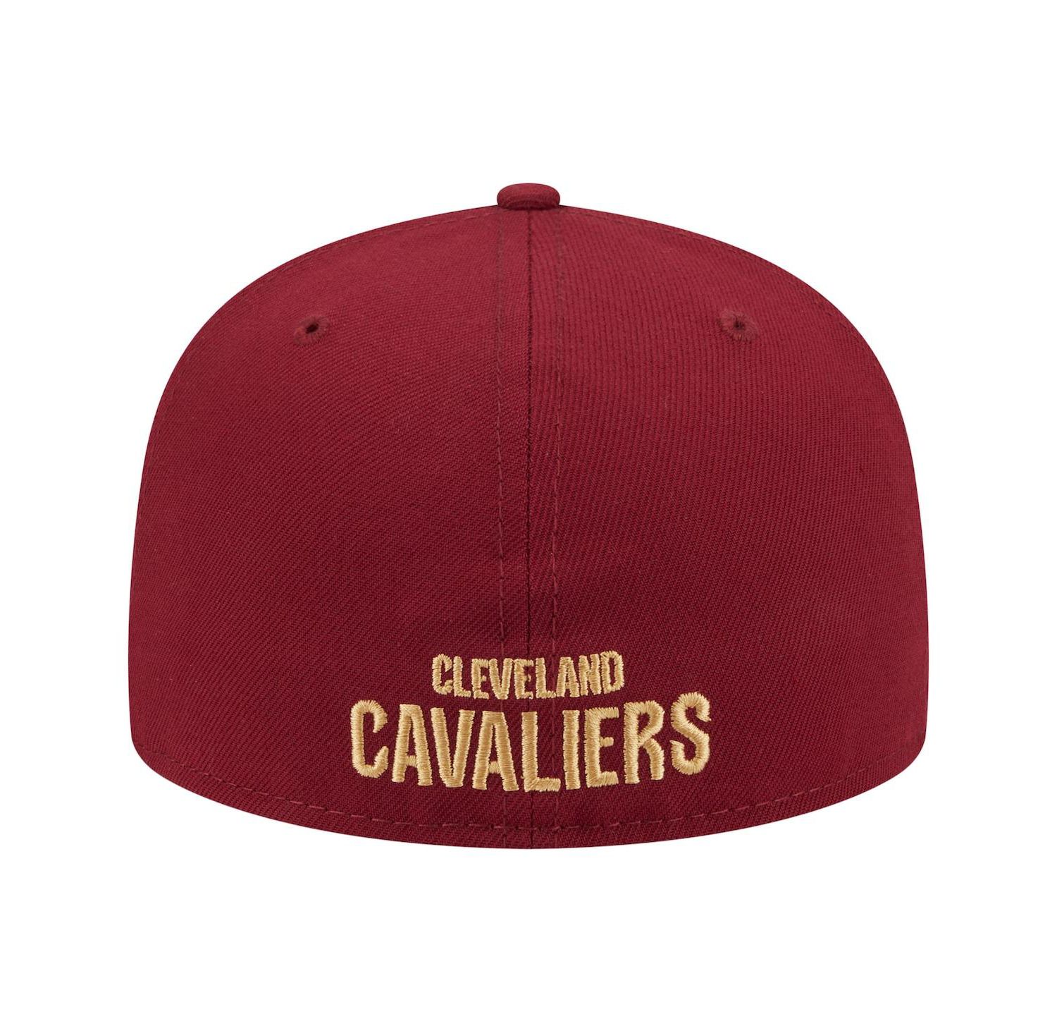 Men's Wine Cleveland Cavaliers Deceptor 59FIFTY Fitted Hat