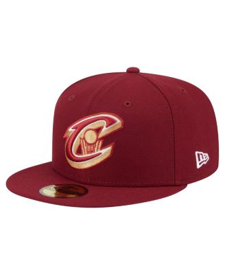 Men's Wine Cleveland Cavaliers Deceptor 59FIFTY Fitted Hat