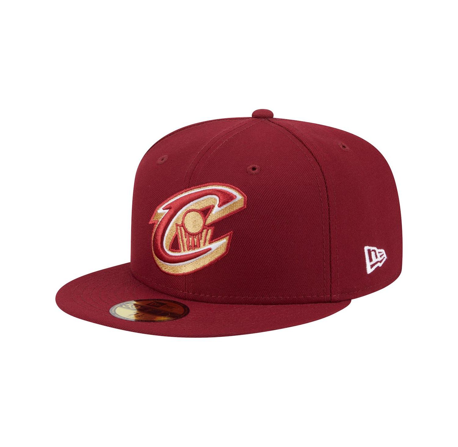 Men's Wine Cleveland Cavaliers Deceptor 59FIFTY Fitted Hat