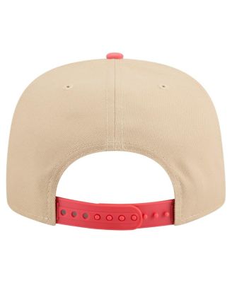 Men's Light Beige/Coral Pittsburgh Pirates Color Pack A-Frame 9FIFTY Snapback Hat