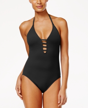 UPC 744743619456 product image for La Blanca Strappy Plunge One-Piece Swimsuit Women's Swimsuit | upcitemdb.com