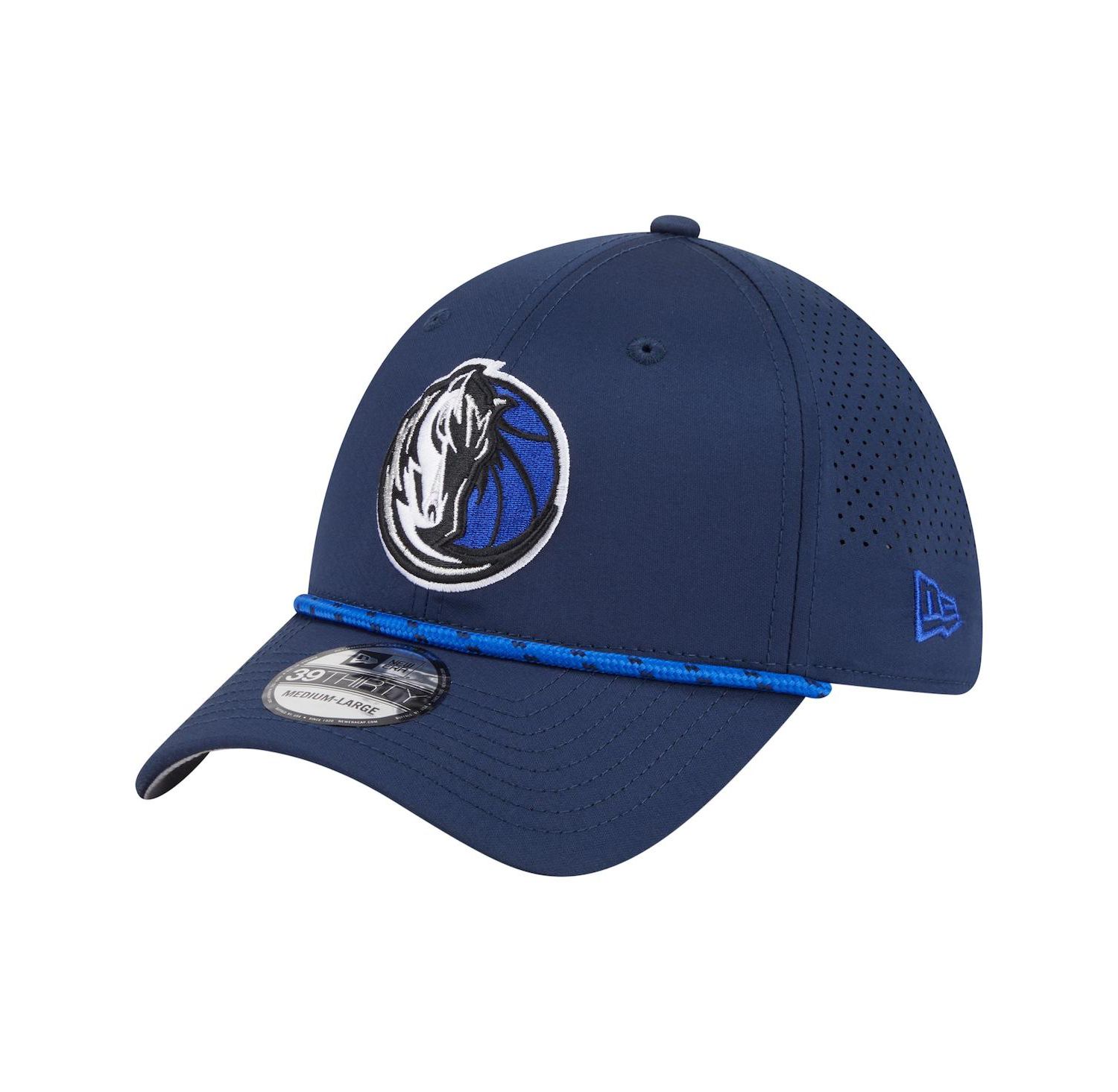 Men's Blue Dallas Mavericks Featherweight Poly Rope Flex 39Thirty Hat