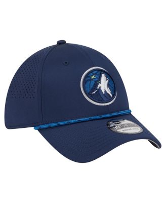 Men's Navy Minnesota Timberwolves Featherweight Poly Rope Flex 39Thirty Hat