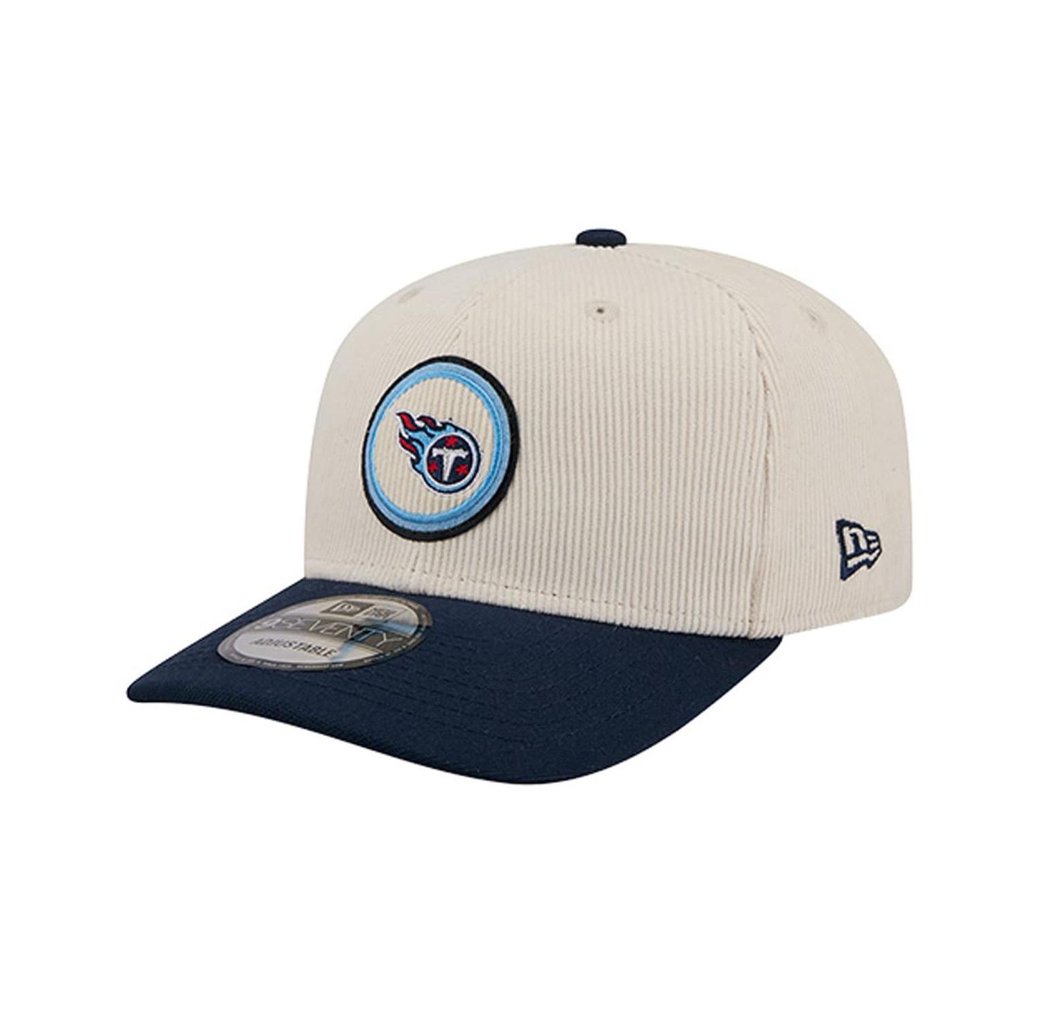 Men's Stone Tennessee Titans Loyal Corduroy 9SEVENTY Adjustable Hat
