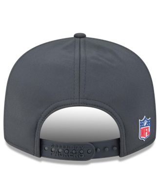 Men's Charcoal Green Bay Packers 2025 Sideline Cold Weather Split Panel 9FIFTY Snapback Hat