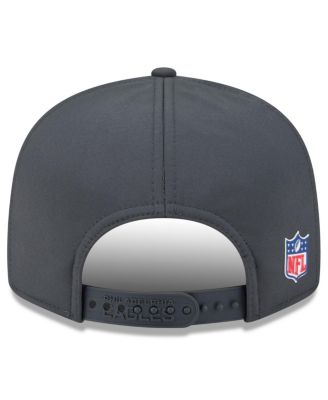 Men's Charcoal Philadelphia Eagles 2025 Sideline Cold Weather Split Panel 9FIFTY Snapback Hat
