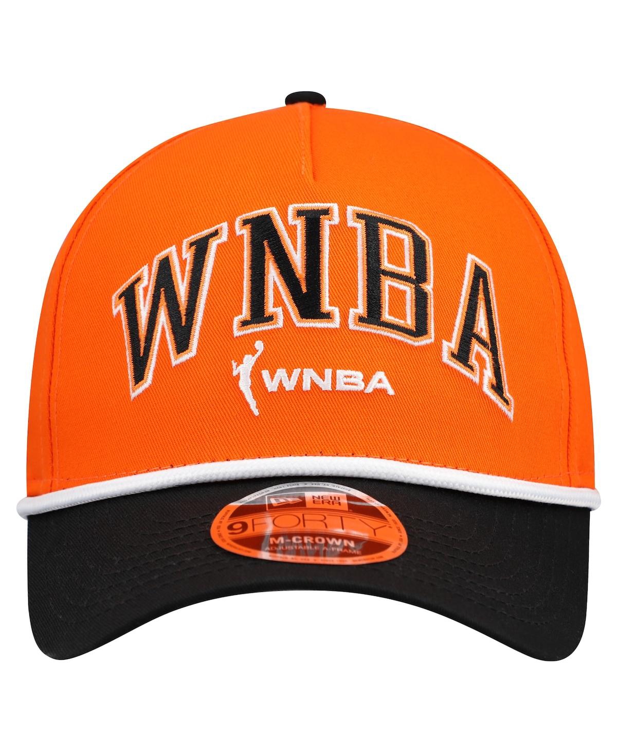 New Era Men's Orange Wnba Gear Bold Arch Coolera 9FORTY A-Frame M-Crown Adjustable Hat