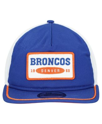 Men's Royal/White Denver Broncos Patch 19TWENTY Adjustable Hat