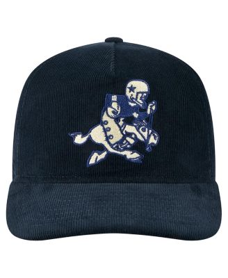 Men's Navy Dallas Cowboys Retro Joe Nostalgic Corduroy Golfer Adjustable Hat