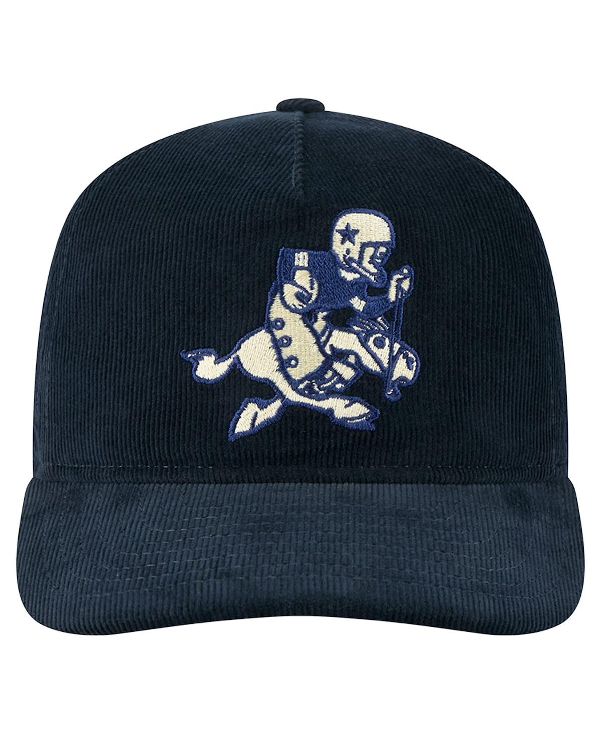 New Era Men's Navy Dallas Cowboys Retro Joe Nostalgic Corduroy Golfer Adjustable Hat