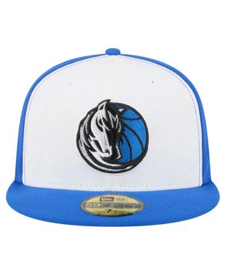 Men's White/Blue Dallas Mavericks Repeat 59Fifty Fitted Hat