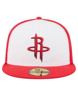 Men's White/Red Houston Rockets Repeat 59Fifty Fitted Hat