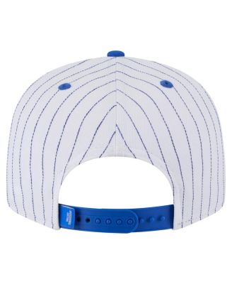Men's White Dallas Mavericks Deceptor Pinstripe 9FIFTY Snapback Hat