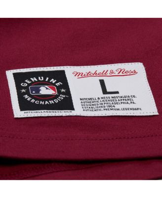 Men's Burgundy Philadelphia Phillies Double Hit Mascot Pocket T-Shirt