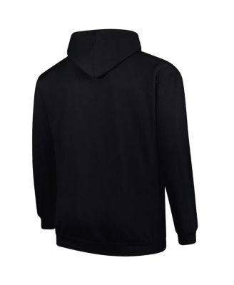 Men's Black Pittsburgh Steelers Big Tall Pop Pullover Hoodie