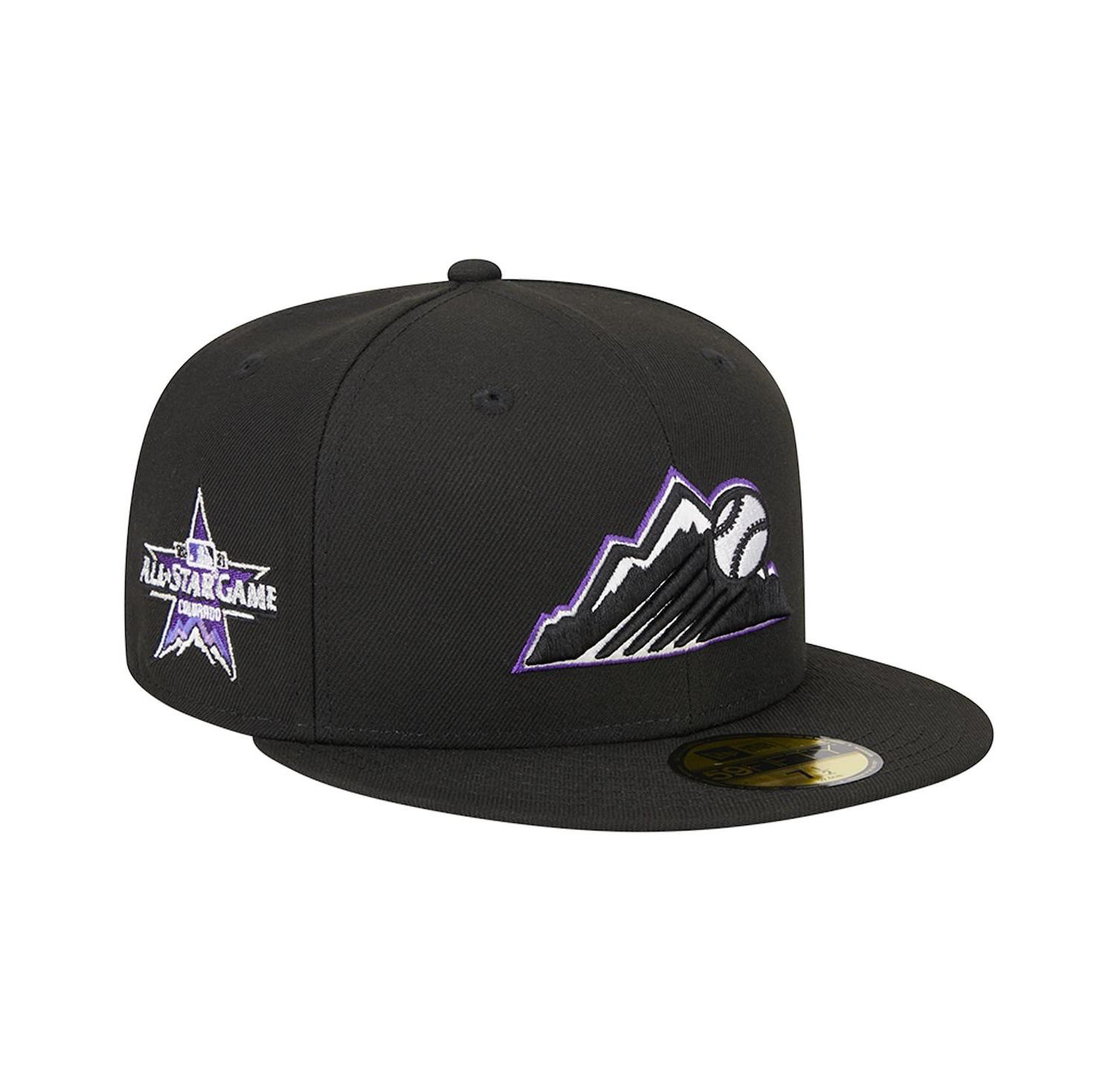 Men's Black Colorado Rockies 2021 MLB All-Star Game Team Color 59FIFTY Fitted Hat