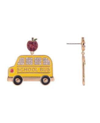 Yellow School Bus Earrings