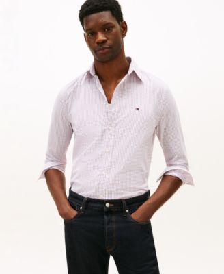 Tommy Hilfiger - Men's Core Tattersall Poplin Shirt