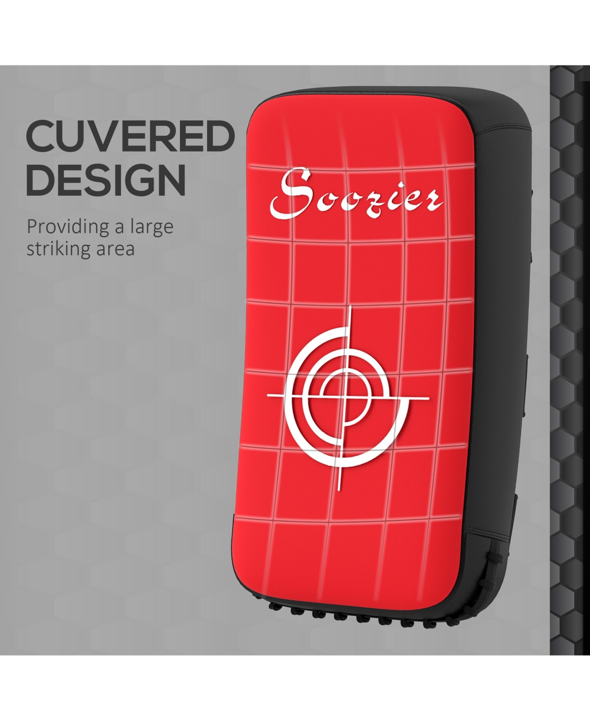 Soozier Muay Thai Kick Shield Punching Pad for Martial Arts x 1 Unit,