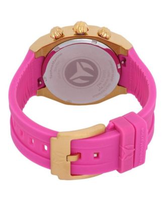 Women's TM-523009 Reef Quartz Silver, Hot Pink Dial Watch