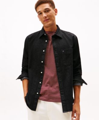 Tommy Hilfiger - Men's Denim Long-Sleeve Shirt