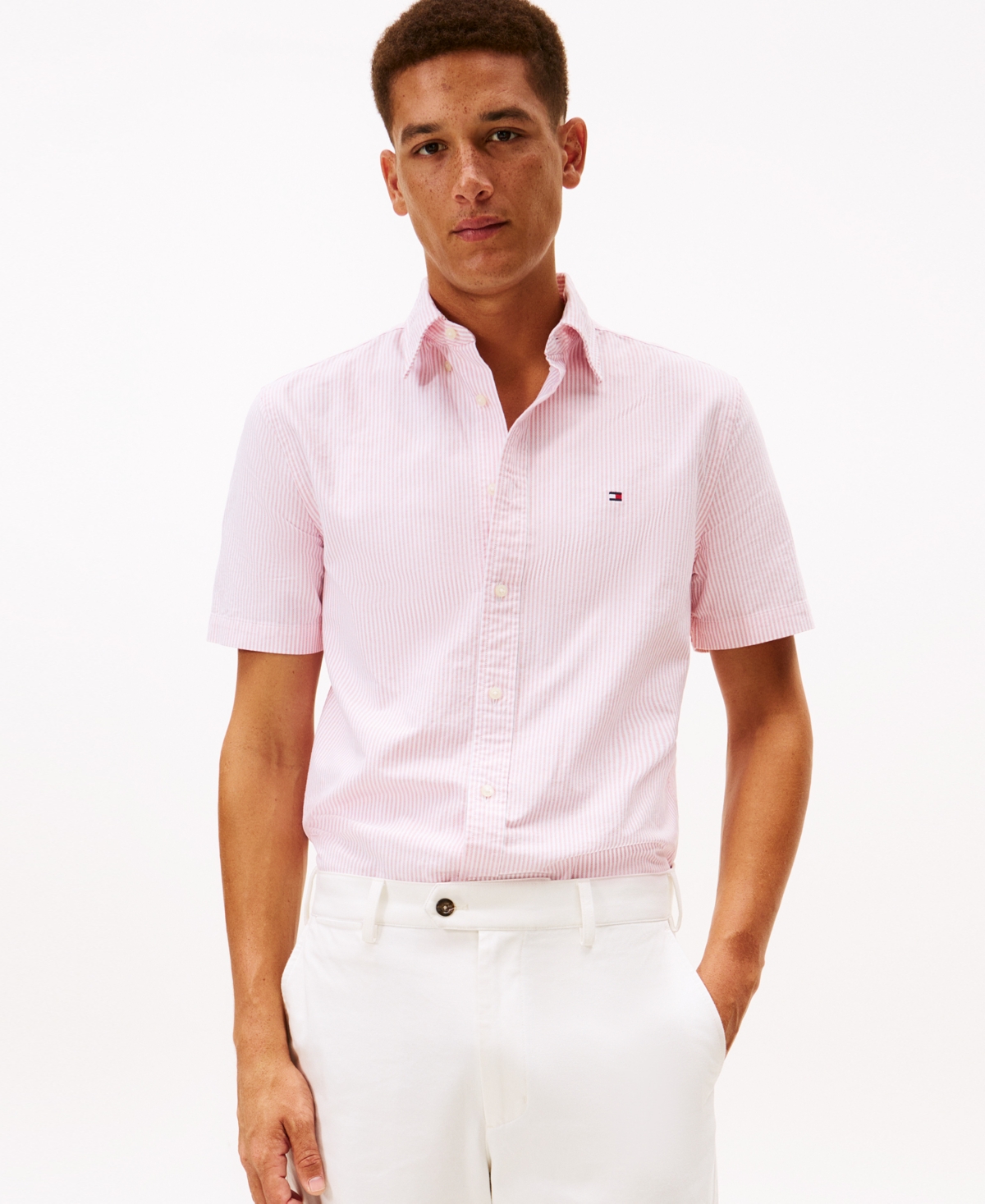 Tommy Hilfiger Men's Heritage Oxford Short Sleeve Shirt
