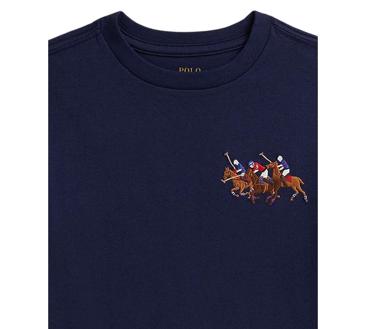 Polo Ralph Lauren Boys 2-7 Triple-Pony Short-Sleeve Jersey T-Shirt