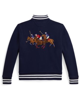 Boys 2-7 Triple-Pony Fleece Baseball Jacket