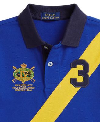 Boys 2-7 Color-Blocked Mesh Polo Shirt