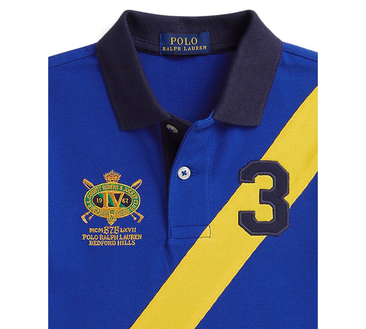 Polo Ralph Lauren Boys 2-7 Color-Blocked Short-Sleeve Shirt