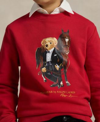 Boys 8-20 Lunar New Year Polo Bear Long-Sleeve Sweatshirt