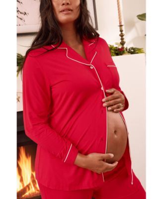 Maternity Clea Classic Long Sleeve Nursing Pajama