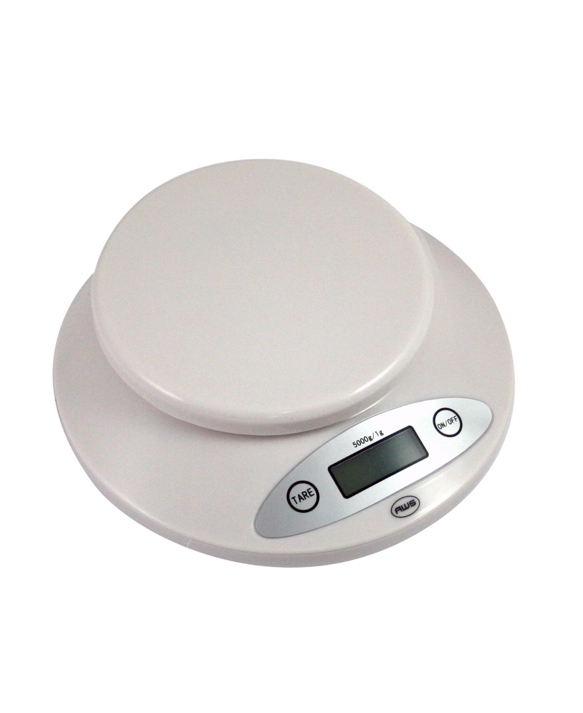 American Weigh Scales 5K-Bowl Digital Kitchen Bowl Scale White