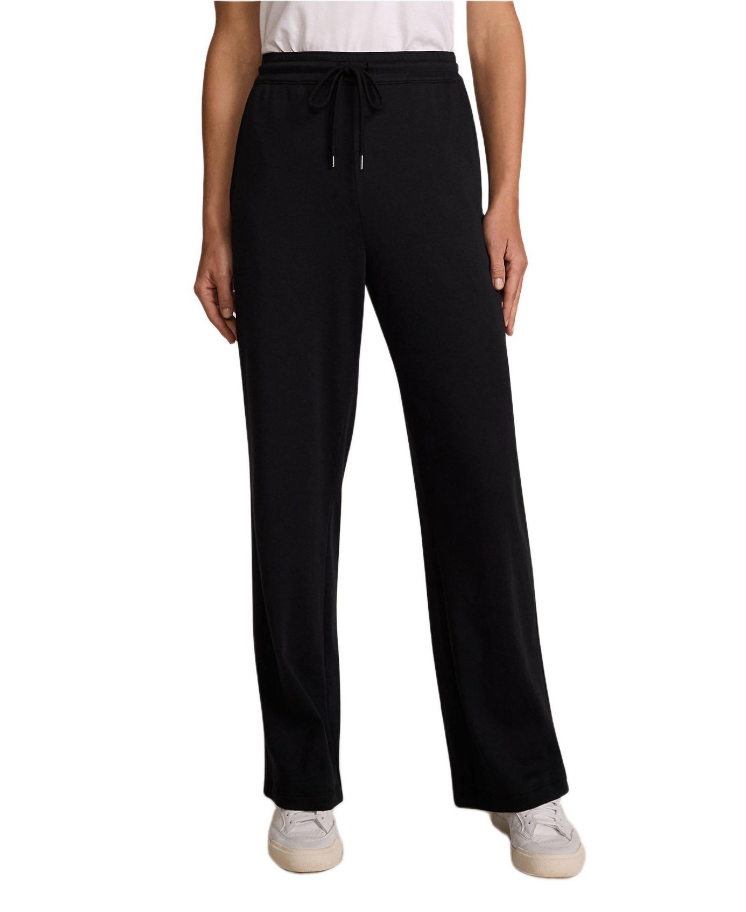 Women's Sport Knit High Rise Pull On Relaxed Straight Leg Pants