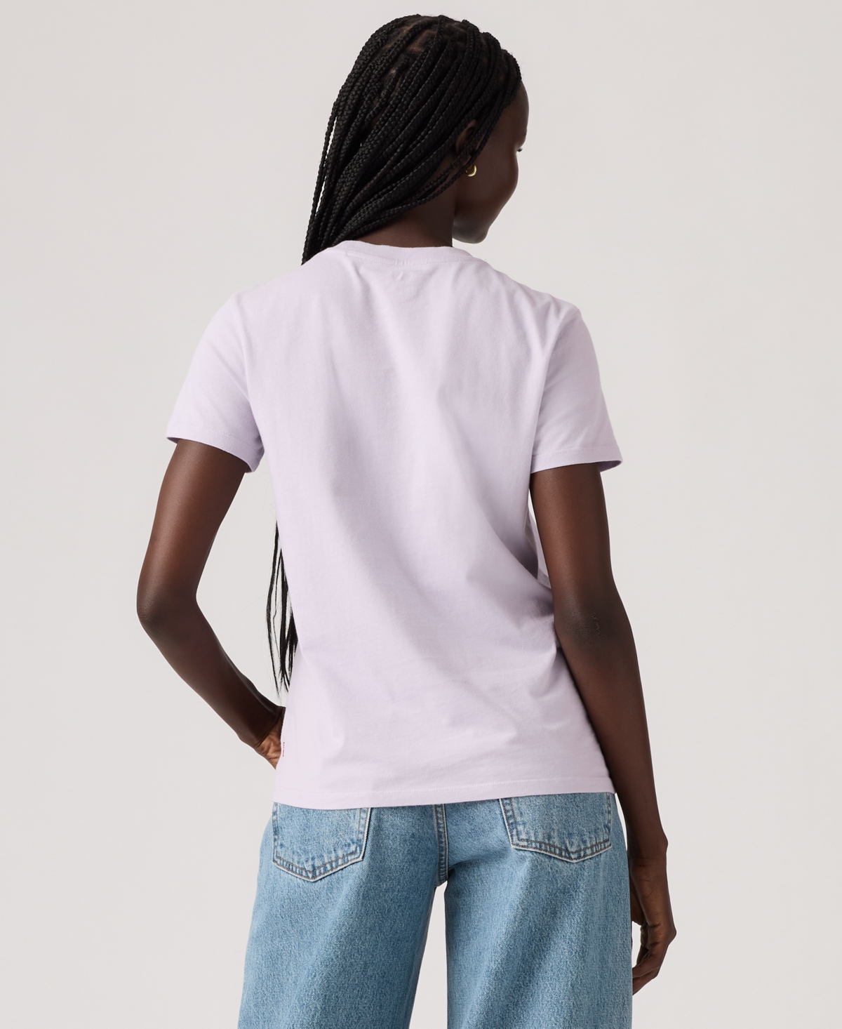 Levi's Women's Perfect Graphic Logo Cotton T-shirt In White