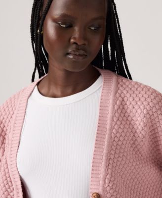 Women's Snowflake Long Sleeve Cardigan Sweater